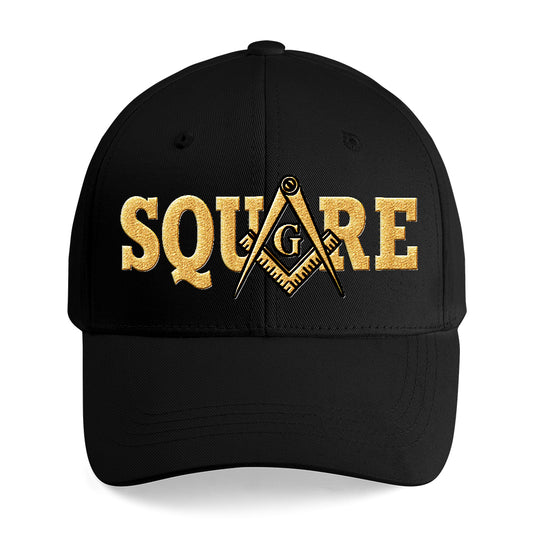 Square Cap - Embroidered