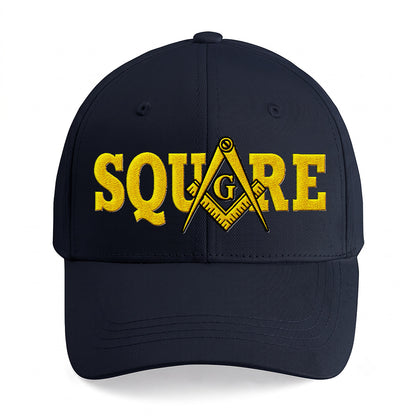 Square Cap - Embroidered