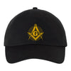 Square and Compass Masonic Symbol Hat - Printed