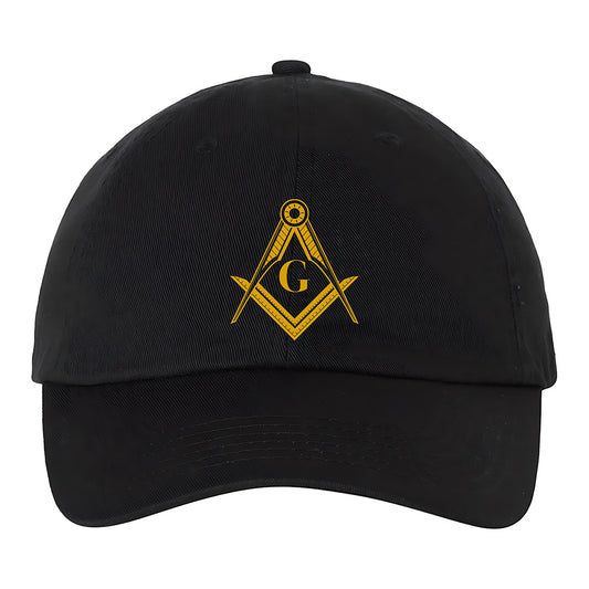 Square and Compass Symbol Hat - Printed