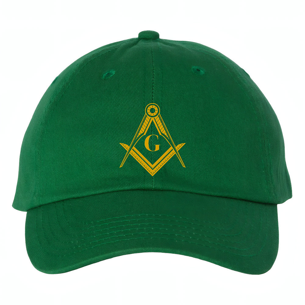 Square and Compass Symbol Hat - Printed