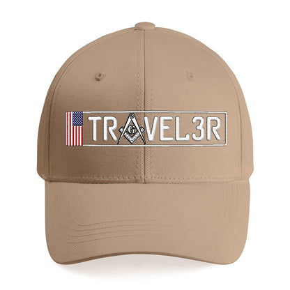 Traveler Plate Cap - Embroidered