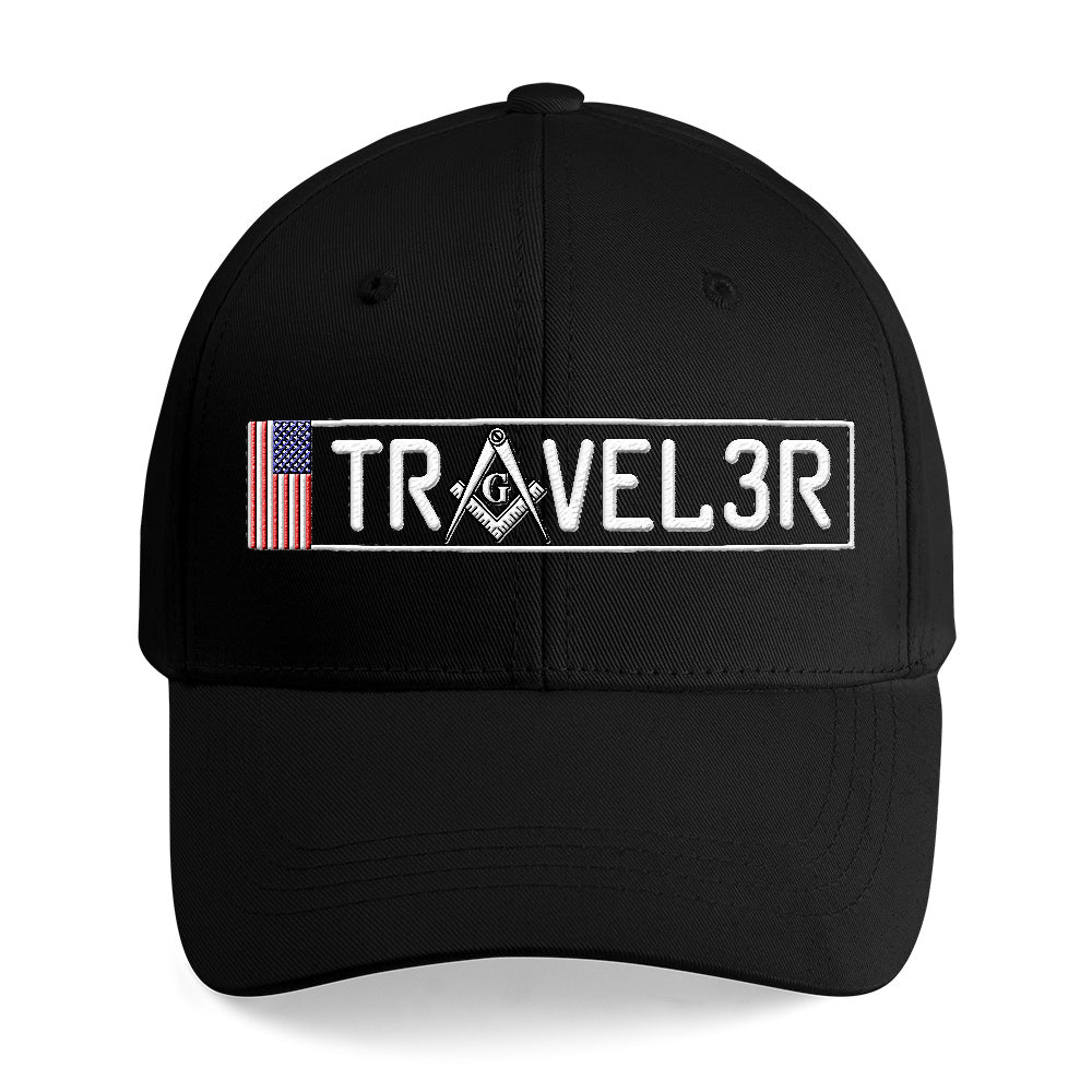 Traveler Plate Cap - Embroidered