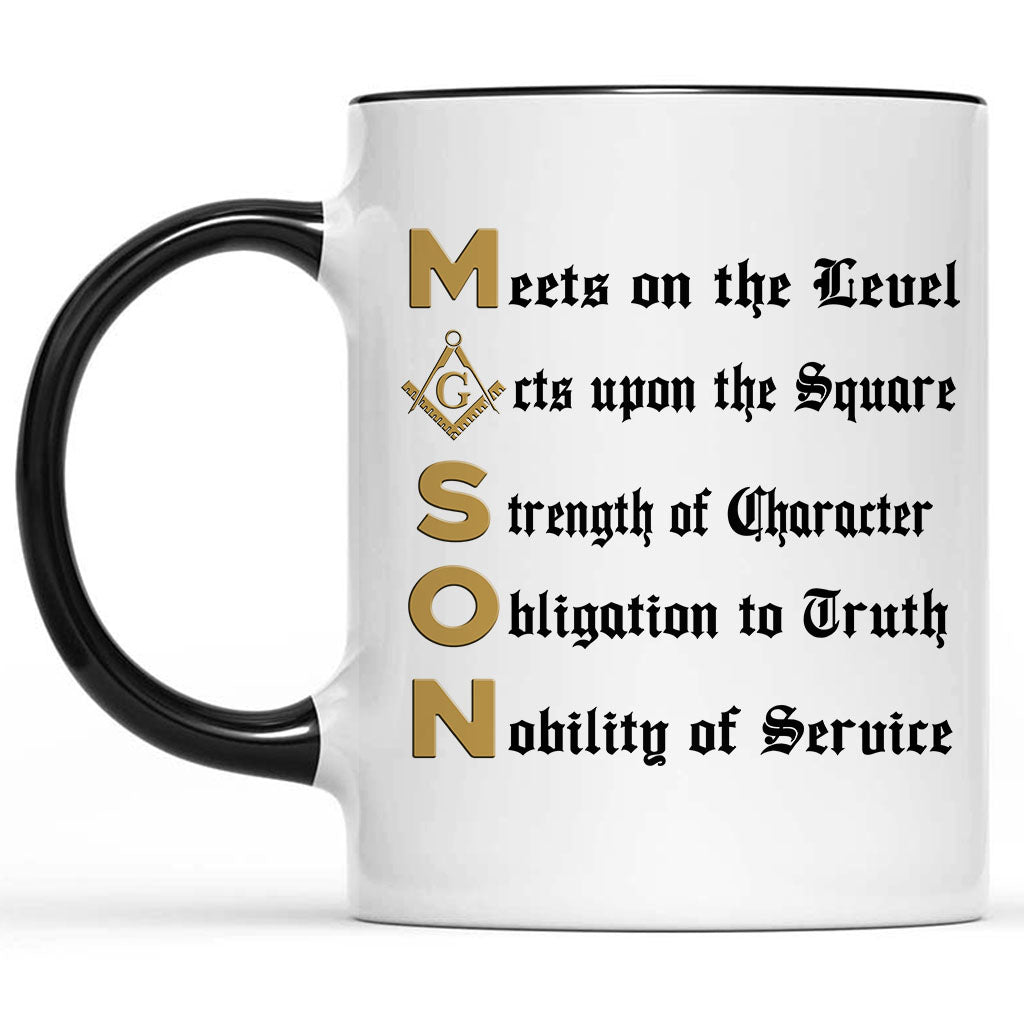 Mason Values Mug