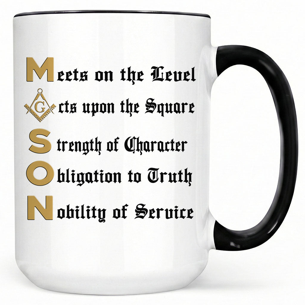 Mason Values Mug