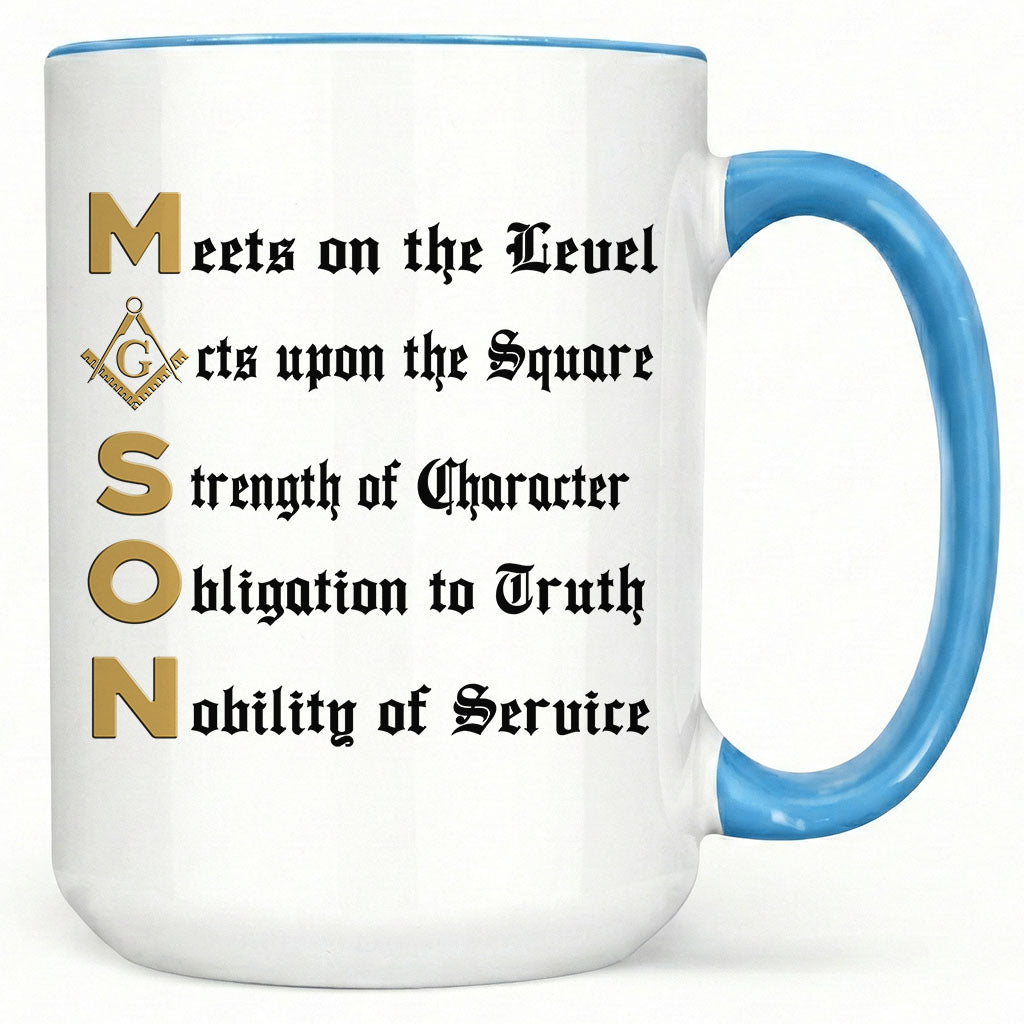 Mason Values Mug