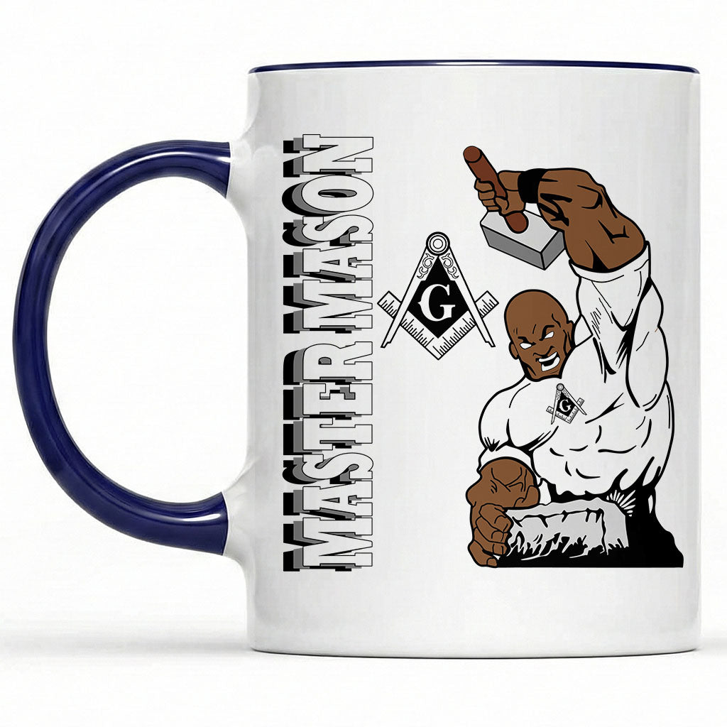 Master Mason With Hammer Mug