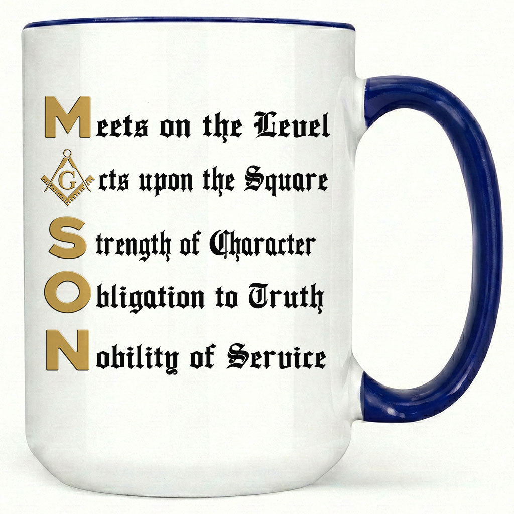 Mason Values Mug