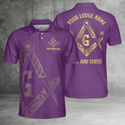 Custom Freemason Polo Shirt