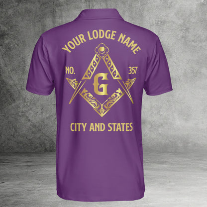 Custom Freemason Polo Shirt