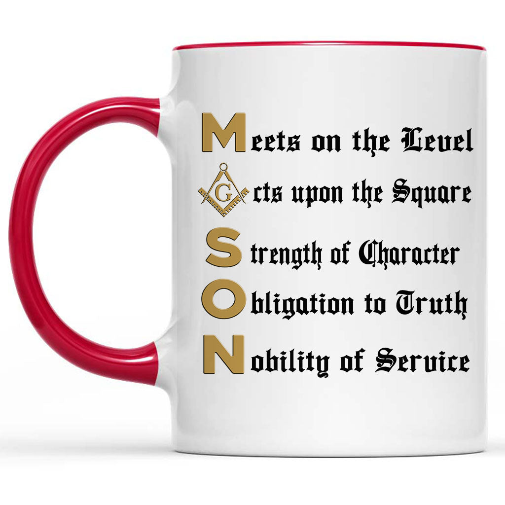 Mason Values Mug